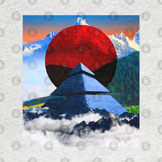 Abstract Fuji Japan Mountain by LR_Collections